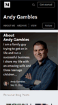 Mobile Screenshot of andygambles.com